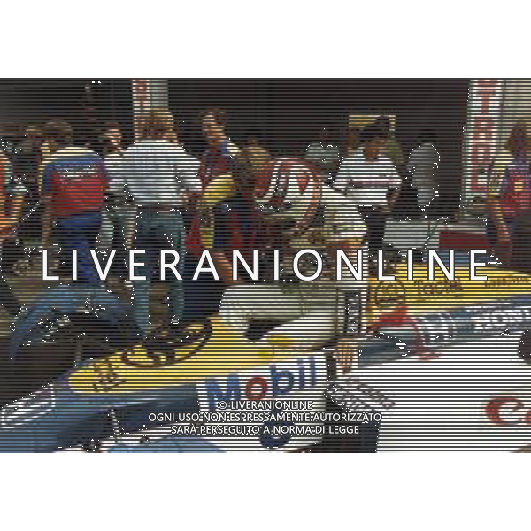 RETROSPETTIVA NELSON PIQUET PILOTA F1-1984 NELLA FOTO NELSON PIQUET AG ALDO LIVERANI SAS