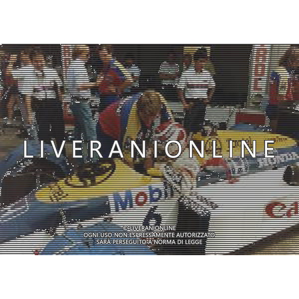 RETROSPETTIVA NELSON PIQUET PILOTA F1-1984 NELLA FOTO NELSON PIQUET AG ALDO LIVERANI SAS