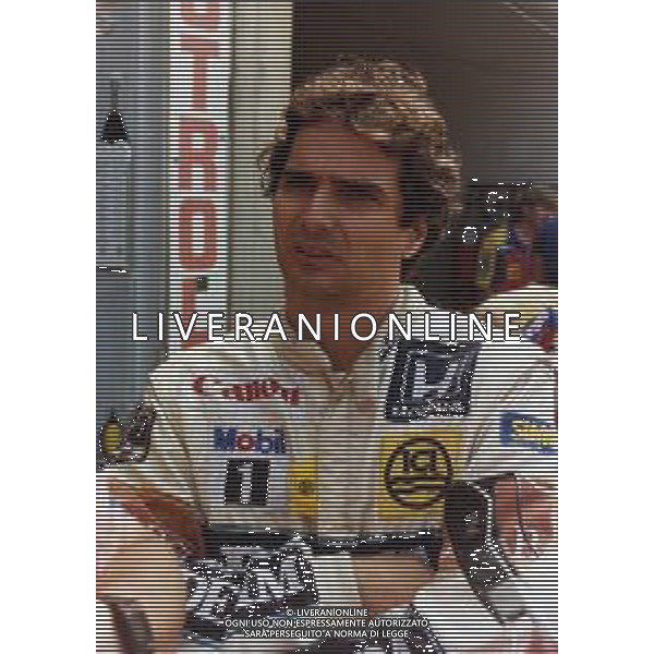 RETROSPETTIVA NELSON PIQUET PILOTA F1-1984 NELLA FOTO NELSON PIQUET AG ALDO LIVERANI SAS