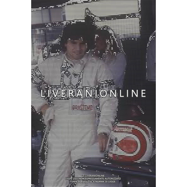 RETROSPETTIVA NELSON PIQUET PILOTA F1-1984 NELLA FOTO NELSON PIQUET AG ALDO LIVERANI SAS