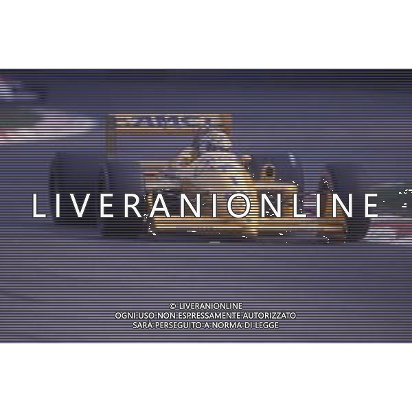 RETROSPETTIVA NELSON PIQUET PILOTA F1 -1988 NELLA FOTO NELSON PIQUET AG ALDO LIVERANI SAS