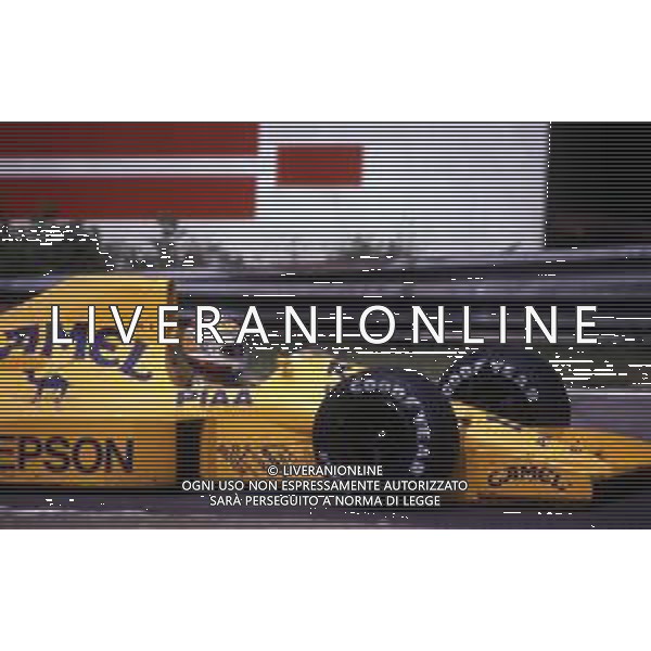 RETROSPETTIVA NELSON PIQUET PILOTA F1 -1989 NELLA FOTO NELSON PIQUET AG ALDO LIVERANI SAS