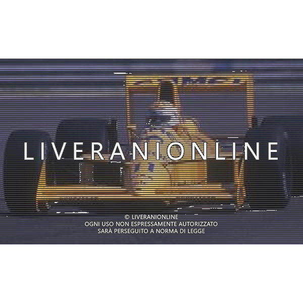RETROSPETTIVA NELSON PIQUET PILOTA F1 -1989 NELLA FOTO NELSON PIQUET AG ALDO LIVERANI SAS