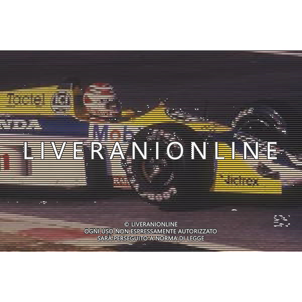 RETROSPETTIVA NELSON PIQUET PILOTA F1 NELLA FOTO NELSON PIQUET AG ALDO LIVERANI SAS