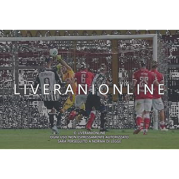 Campionato Italiano di Calcio Serie B 2019/2020 Perugia, Italia 29/10/2019 Perugia vs Ascoli Nella foto: guglielmo vicario (n. 1 portiere perugia calcio) para foto loris cerquiglini-alessio marini-ag aldo liverani sas