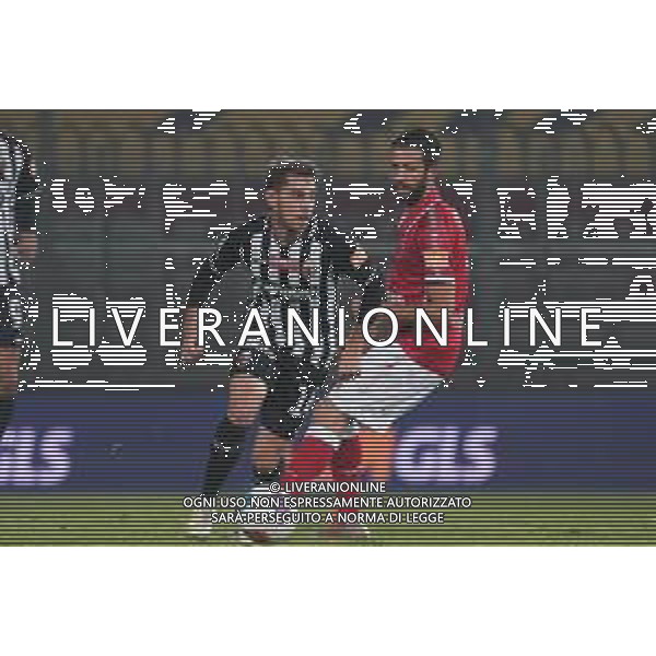 Campionato Italiano di Calcio Serie B 2019/2020 Perugia, Italia 29/10/2019 Perugia vs Ascoli Nella foto: pietro iemmello (n.9 attaccante perugia calcio) vs mario piccinocchi (n.14 centrocampista ascoli calcio) foto loris cerquiglini-alessio marini-ag aldo liverani sas