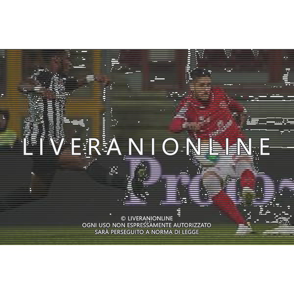 Campionato Italiano di Calcio Serie B 2019/2020 Perugia, Italia 29/10/2019 Perugia vs Ascoli Nella foto: diego falcinelli (n.8 attaccante perugia calcio) al tiro foto loris cerquiglini-alessio marini-ag aldo liverani sas