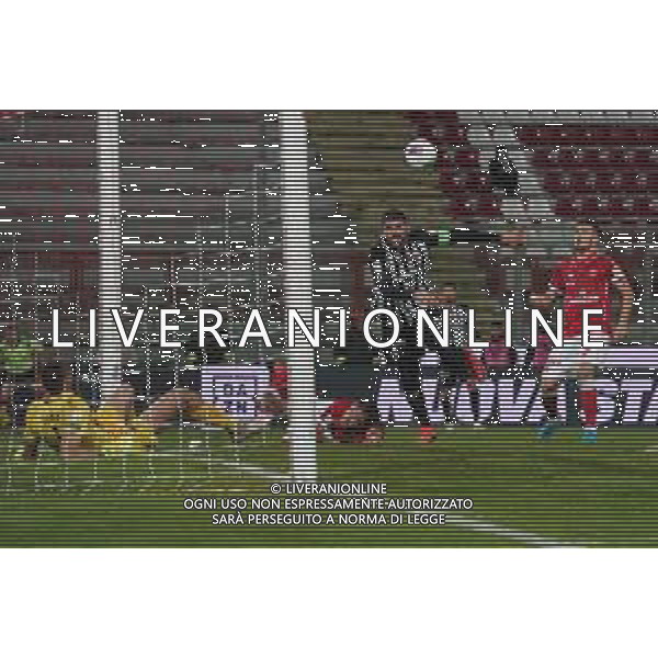 Campionato Italiano di Calcio Serie B 2019/2020 Perugia, Italia 29/10/2019 Perugia vs Ascoli Nella foto: riccardo bosco (n.23 difensore ascoli calcio) occasione da goal foto loris cerquiglini-alessio marini-ag aldo liverani sas