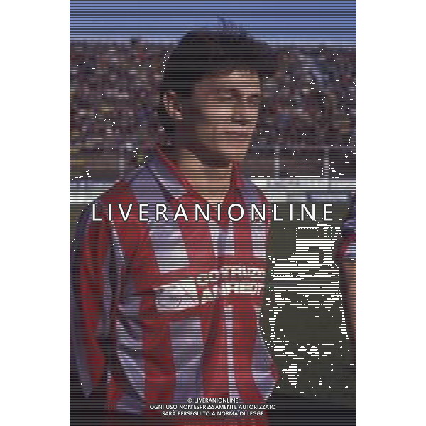 RETROSPETTIVA FLORIJANCIC MATJAZ CALCIATORE NELLA FOTO FLORIJANCIC MATJAZ CON LA MAGLIA DELLA CREMONESE AG ALDO LIVERANI SAS