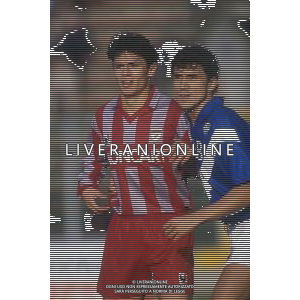 RETROSPETTIVA FLORIJANCIC MATJAZ CALCIATORE NELLA FOTO FLORIJANCIC MATJAZ CON LA MAGLIA DELLA CREMONESE AG ALDO LIVERANI SAS