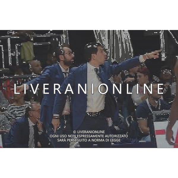 FORTITUDO BOLOGNA - PISTOIA BASKET LEGA SERIE A 27.10.2019 NELLA FOTO allenatore Antimo Martino ©OPTIMAFOTO /AGENZIA ALDO LIVERANI Sas