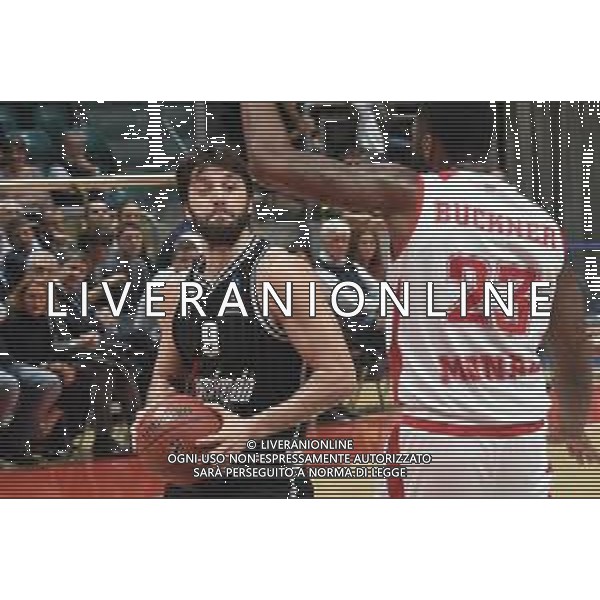 VIRTUS BOLOGNA - MONACO BASKET EUROCUP 30.10.2019 NELLA FOTO stefan markovic e Eric Buckner ©OPTIMAFOTO/AGENZIA ALDO LIVERANI Sas