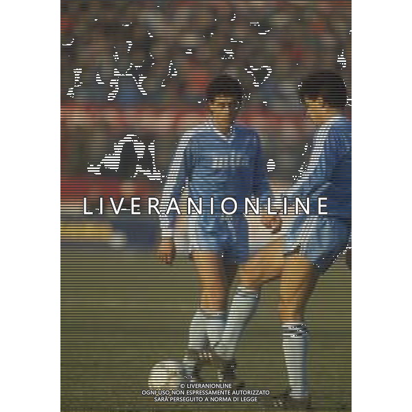 RETROSPETTIVA GIOVANNI INVERNIZZI CALCIATORE NELLA FOTO GIOVANNI INVERNIZZI CN LA MAGLIA DEL COMO CALCIO AG ALDO LIVERANI SAS