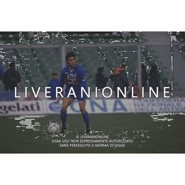 RETROSPETTIVA GIOVANNI INVERNIZZI CALCIATORE NELLA FOTO GIOVANNI INVERNIZZI CON LA MAGLIA DELLA SAMPDORIA CALCIO AG ALDO LIVERANI SAS