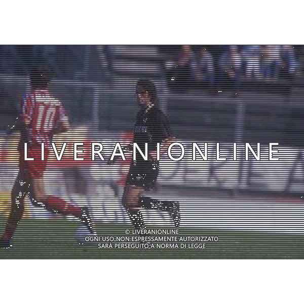 RETROSPETTIVA VIVIANI FABIO CALCIATORE NELLA FOTO VIVIANI FABIO CON LA MAGLIA DEL VICENZA CALCIO AG ALDO LIVERANI SAS 