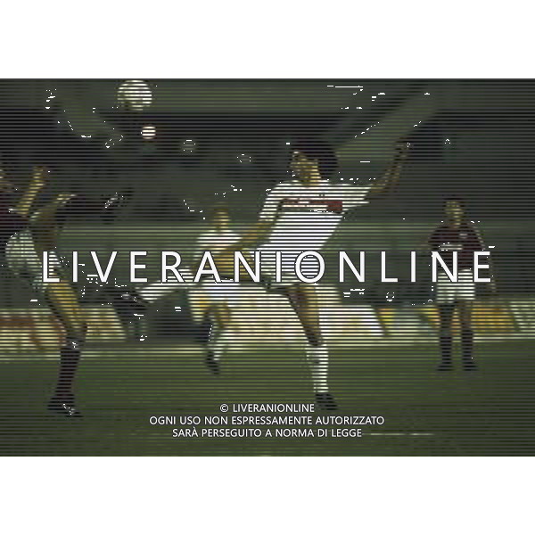 RETROSPETTIVA VIVIANI FABIO CALCIATORE NELLA FOTO VIVIANI FABIO CON LAMAGLIA DEL MILAN AG ALDO LIVERANI SAS 