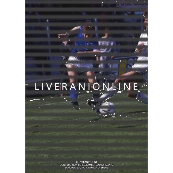 RETROSPETTIVA FRANCESCO ZANONCELLI CALCIATORE NELLA FOTO FRANCESCO ZANONCELLI CON LA MAGLIA DELLA NAZIONALE ITALIANA AG ALDO LIVERANI SAS