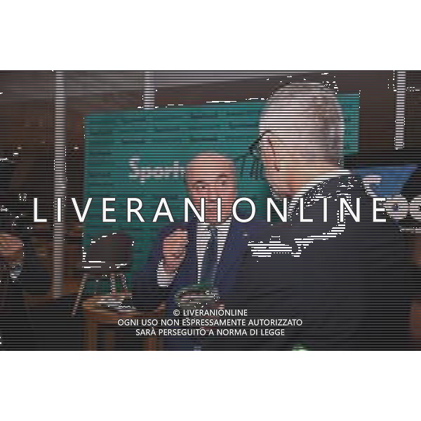 Altro Firenze, Italia 31/10/2019 Sportweek Talk Nella foto: Rocco Commisso con la rivista Sportweek FOTO LISA GUGLIELMI-ALESSIO MARINI-AG ALDO LIVERANI SAS