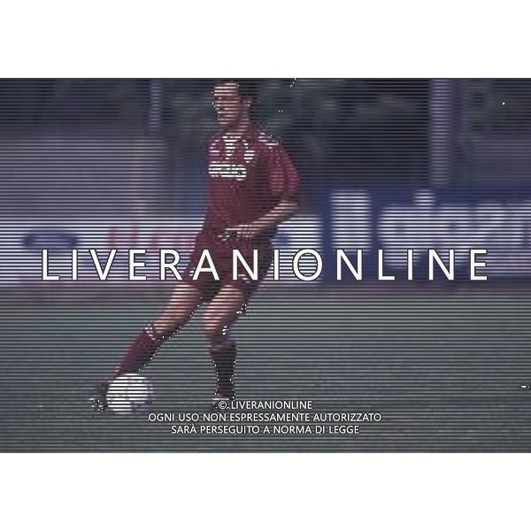 RETROSPETTIVA ZANUTTA MICHELE CALCIATORE NELLA FOTO MICHELE ZANUTTA CON LA MAGLIA DELLA REGGIANA CALCIO AG ALDO LIVERANI SAS