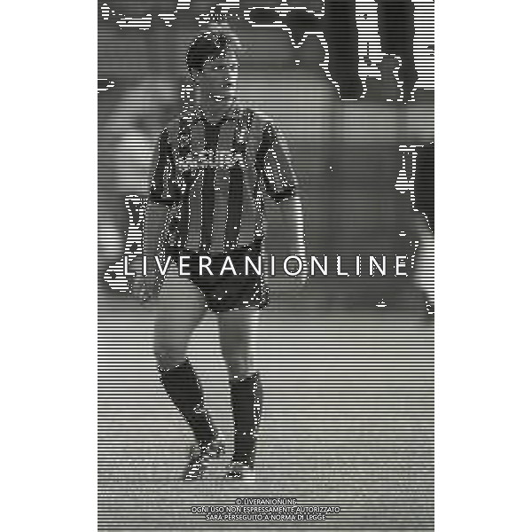 RETROSPETTIVA ALBERTO RIVOLTA CALCIATORE NELLA FOTO ALBERTO RIVOLTA CON LA MAGLIA DELL\'INTER AG ALDO LIVERANI SAS