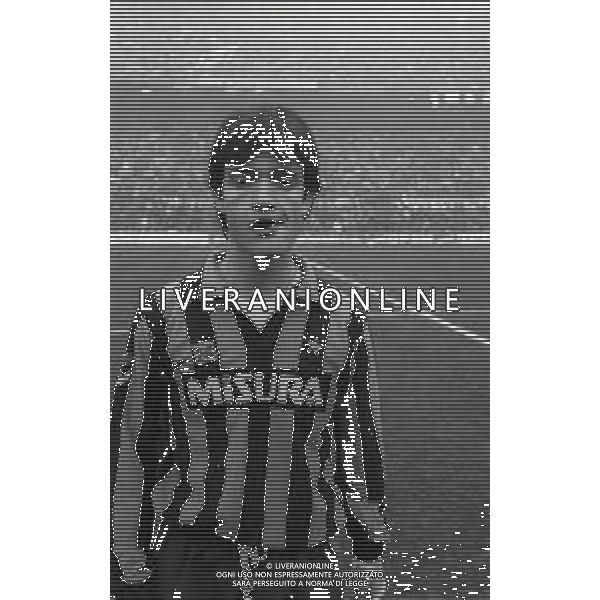 RETROSPETTIVA ALBERTO RIVOLTA CALCIATORE NELLA FOTO ALBERTO RIVOLTA CON LA MAGLIA DELL\'INTER AG ALDO LIVERANI SAS