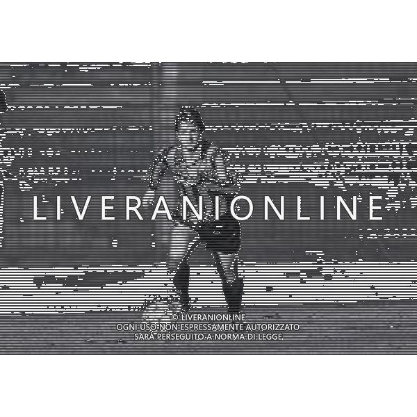 RETROSPETTIVA ALBERTO RIVOLTA CALCIATORE NELLA FOTO ALBERTO RIVOLTA CON LA MAGLIA DELL\'INTER AG ALDO LIVERANI SAS