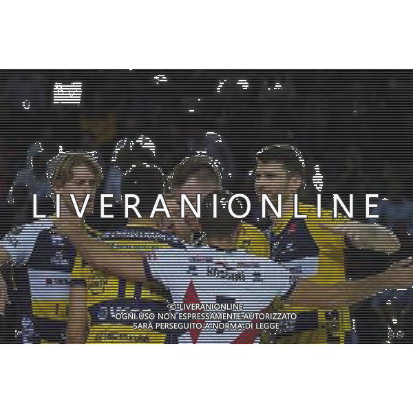 Volley Supercoppa Maschile Civitanova Marche, Italia 02/11/2019 Finale - Sir Safety Perugia vs Modena Volley Nella foto: SIR SAFETY CONAD PERUGIA VS LEO SHOES MODENA_DEL MONTE SUPER COPPA 2019_02 NOVEMBRE 2019