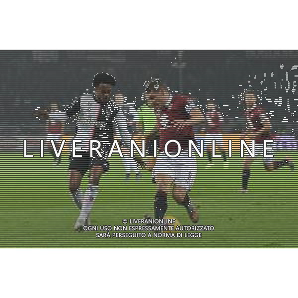 Torino 2.11.2019 Stadio Grande Torino ©Falzone/Agenzia Aldo Liverani Torino vs Juventus Serie A Tim 2019-20120 Nella foto : andrea BELOTTI- juan CUADRADO ©/AGENZIA ALDO LIVERANI Sas
