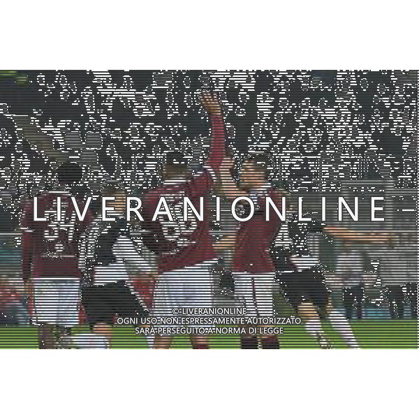 Torino 2.11.2019 Stadio Grande Torino ©Falzone/Agenzia Aldo Liverani Torino vs Juventus Serie A Tim 2019-20120 Nella foto : Esultanza gol MATTHIJS DE LIGT DELUSIONE DEI GIOCATORI DEL TORO ©/AGENZIA ALDO LIVERANI Sas