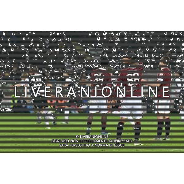 Torino 2.11.2019 Stadio Grande Torino ©Falzone/Agenzia Aldo Liverani Torino vs Juventus Serie A Tim 2019-20120 Nella foto : Esultanza gol MATTHIJS DE LIGT DELUSIONE DEI GIOCATORI DEL TORO ©/AGENZIA ALDO LIVERANI Sas