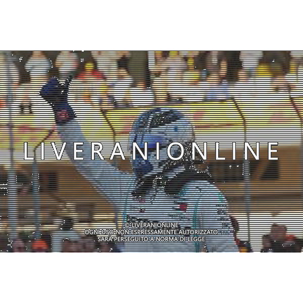 Valtteri Bottas (FIN) Mercedes AMG F1 celebrates his pole position in qualifying parc ferme. 02.11.2019. Formula 1 World Championship, Rd 19, United States Grand Prix, Austin, Texas, USA, Qualifying Day. ©/AGENZIA ALDO LIVERANI Sas - ITALY ONLY EDITORIAL USE ONLY