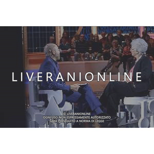 Liliana Segre ospite di Massimo Gramellini alla Trasmissione Tv \'Le parole della Settimana\' Milano 02.11.2019 ©Gazzaniga/AGENZIA ALDO LIVERANI Sas