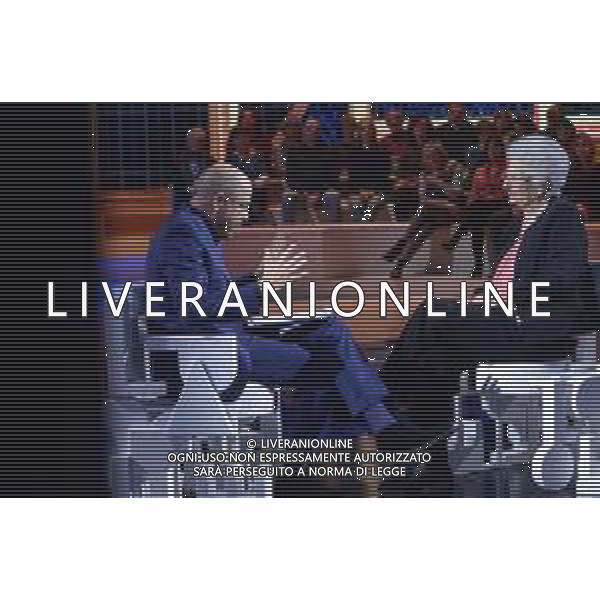 Liliana Segre ospite di Massimo Gramellini alla Trasmissione Tv \'Le parole della Settimana\' Milano 02.11.2019 ©Gazzaniga/AGENZIA ALDO LIVERANI Sas