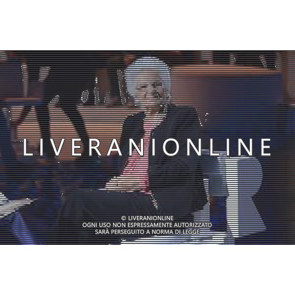 Liliana Segre ospite di Massimo Gramellini alla Trasmissione Tv \'Le parole della Settimana\' Milano 02.11.2019 ©Gazzaniga/AGENZIA ALDO LIVERANI Sas