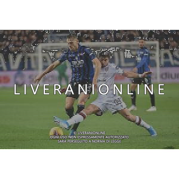 Toloi e Simeone Atalanta vs Cagliari Campionato Serie A TIM - 11° giornata Bergamo 3-11-2019 Gewiss Stadium - Stadio Atleti Azzurri d’Italia foto Roberto Garavaglia - ag. Aldo Liverani sas