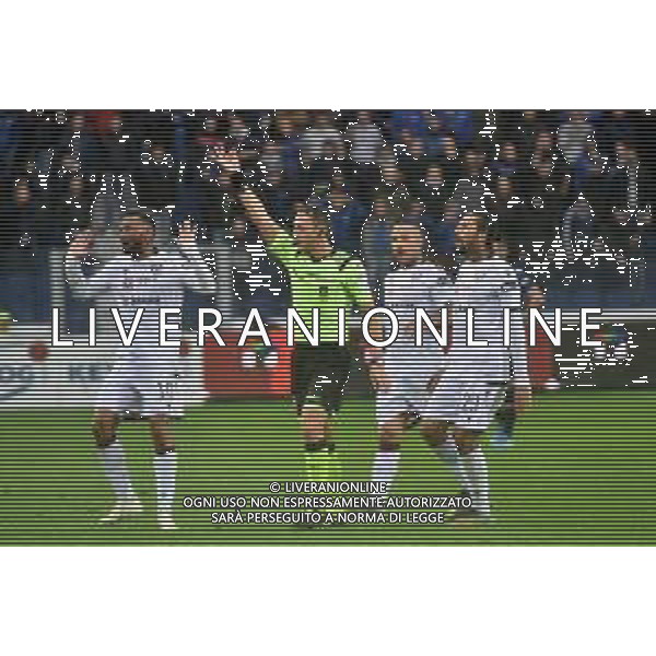 l’arbitro espelle Ilicic Atalanta vs Cagliari Campionato Serie A TIM - 11° giornata Bergamo 3-11-2019 Gewiss Stadium - Stadio Atleti Azzurri d’Italia foto Roberto Garavaglia - ag. Aldo Liverani sas
