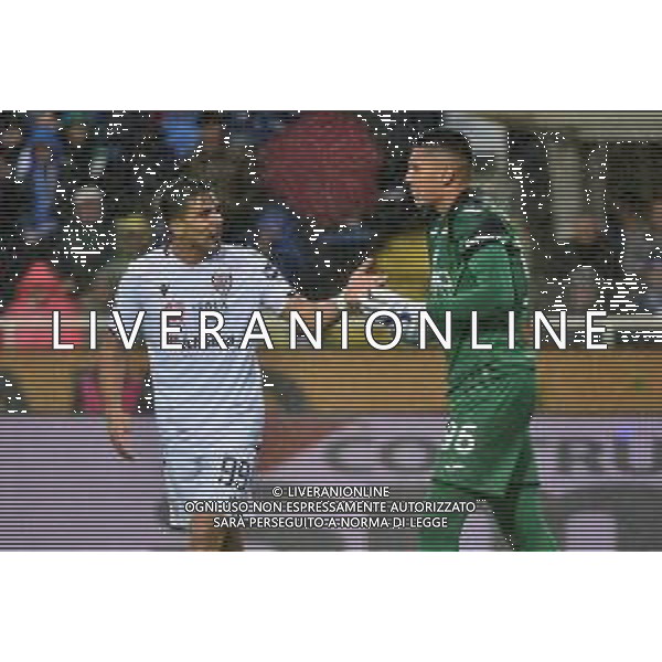 Simeone e Gollini Atalanta vs Cagliari Campionato Serie A TIM - 11° giornata Bergamo 3-11-2019 Gewiss Stadium - Stadio Atleti Azzurri d’Italia foto Roberto Garavaglia - ag. Aldo Liverani sas