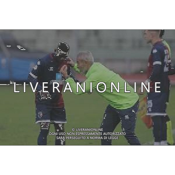 IMOLA 03 2019 IMOLESE CALCIO-SUDTIROL 2-2 SERIE C NELLA FOTO EMMANUEL LATTE LATH E GIAN LUCA ATZORI ALLENATORE DELL\'IMOLESE CALCIO FOTO GIANNI SANNA-AG ALDO LIVERANI SAS