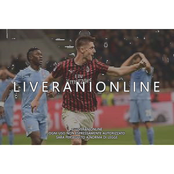 Piatek segna 1 a 1 Milan Milan vs Lazio Campionato Serie A TIM - 11° giornata Milano 3-11-2019 Stadio Giuseppe Meazza - San Siro foto Roberto Garavaglia - ag. Aldo Liverani sas