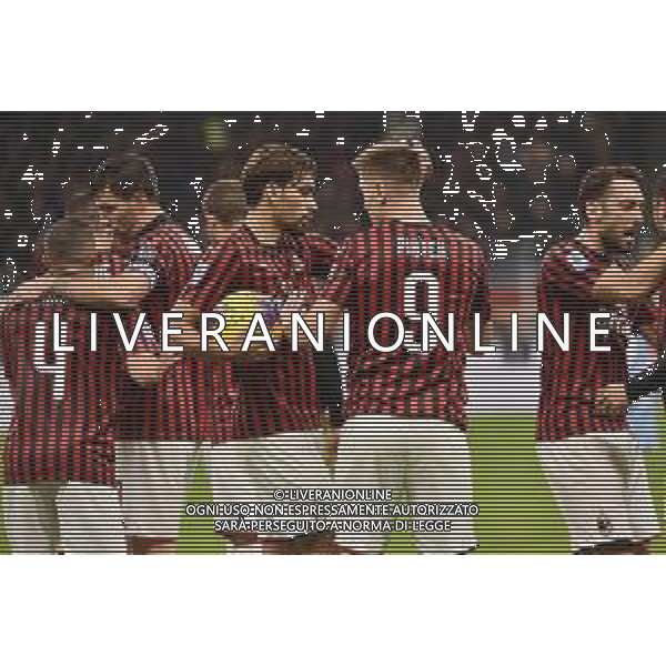 Piatek segna 1 a 1 Milan Milan vs Lazio Campionato Serie A TIM - 11° giornata Milano 3-11-2019 Stadio Giuseppe Meazza - San Siro foto Roberto Garavaglia - ag. Aldo Liverani sas