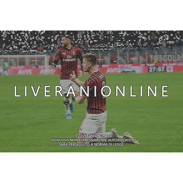Piatek segna 1 a 1 Milan Milan vs Lazio Campionato Serie A TIM - 11° giornata Milano 3-11-2019 Stadio Giuseppe Meazza - San Siro foto Roberto Garavaglia - ag. Aldo Liverani sas