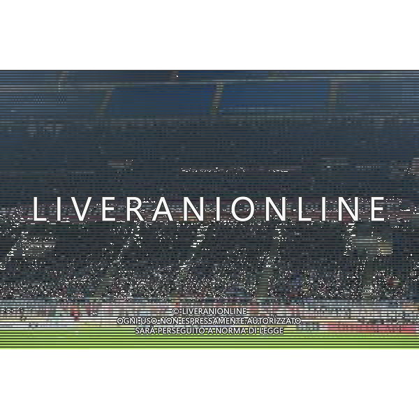 tifosi del Milan in curva sud Milan vs Lazio Campionato Serie A TIM - 11° giornata Milano 3-11-2019 Stadio Giuseppe Meazza - San Siro foto Roberto Garavaglia - ag. Aldo Liverani sas