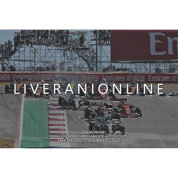 Valtteri Bottas (FIN) Mercedes AMG F1 W10 leads at the start of the race. 03.11.2019. Formula 1 World Championship, Rd 19, United States Grand Prix, Austin, Texas, USA, Race Day. AG ALDO LIVERANI SAS-ONLY ITALY