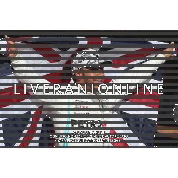 2nd place and new world champion Lewis Hamilton (GBR) Mercedes AMG F1 W10. 03.11.2019. Formula 1 World Championship, Rd 19, United States Grand Prix, Austin, Texas, USA, Race Day. AG ALDO LIVERANI SAS-ONLY ITALY