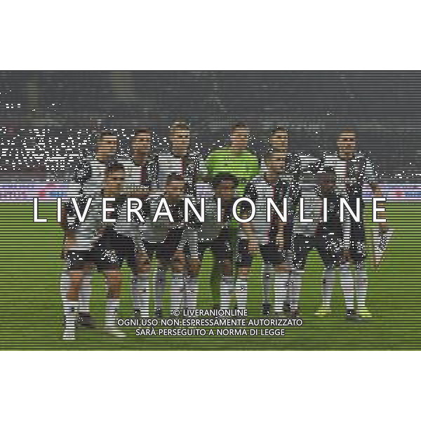 Torino 2.11.2019 Stadio Grande Torino ©Falzone/Agenzia Aldo Liverani Torino vs Juventus Serie A Tim 2019-20120 Nella foto : FORMAZIONE JUVENTUS(16 JUAN CUADRADO - 19 LEONARDO BONUCCI - 4 MATTHIJS DE LIGT - 2 MATTIA DE SCIGLIO - 30 RODRIGO BENTANCUR - 5 MIRALEM PJANIC - 14 BLAISE MATUIDI - 33 FEDERICO BERNARDESCHI - 10 PAULO DYBALA - 7 CRISTIANO RONALDO- 1 WOJCIECH SZCZESNY)