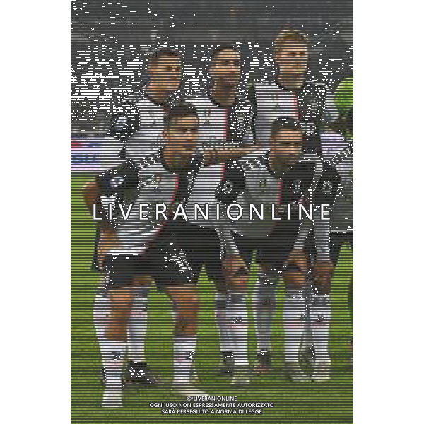 Torino 2.11.2019 Stadio Grande Torino ©Falzone/Agenzia Aldo Liverani Torino vs Juventus Serie A Tim 2019-20120 Nella foto : 16 JUAN CUADRADO - 19 LEONARDO BONUCCI - 4 MATTHIJS DE LIGT - 2 MATTIA DE SCIGLIO - 30 RODRIGO BENTANCUR - 5 MIRALEM PJANIC - 14 BLAISE MATUIDI - 33 FEDERICO BERNARDESCHI - 10 PAULO DYBALA - 7 CRISTIANO RONALDO- 1 WOJCIECH SZCZESNY