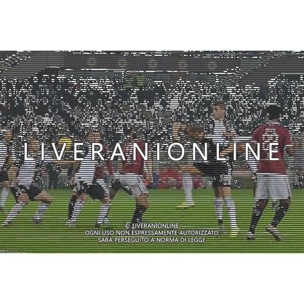 Torino 2.11.2019 Stadio Grande Torino ©Falzone/Agenzia Aldo Liverani Torino vs Juventus Serie A Tim 2019-20120 Nella foto : AZIONE DEL TOCCO DI MANO DI MATTHIJS DE LIGT