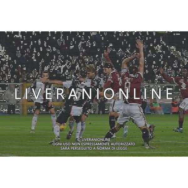 Torino 2.11.2019 Stadio Grande Torino ©Falzone/Agenzia Aldo Liverani Torino vs Juventus Serie A Tim 2019-20120 Nella foto : PROTESTE DEI CALCIATORI DEL TORINO PER IL TOCCO DI MANO DI MATTHIJS DE LIGT