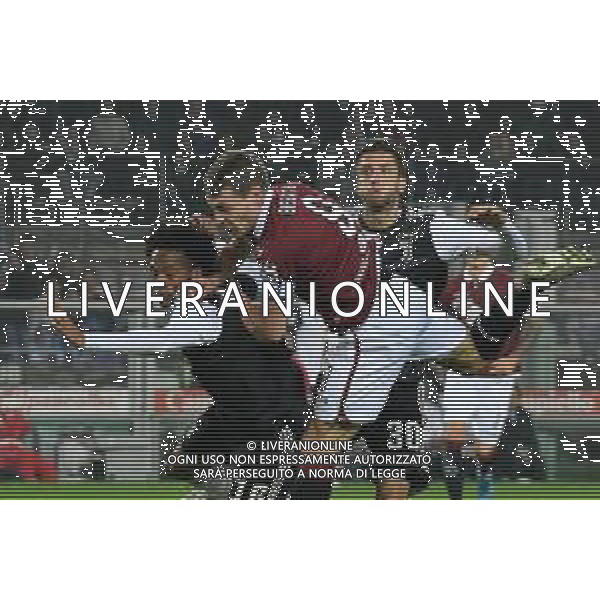 Torino 2.11.2019 Stadio Grande Torino ©Falzone/Agenzia Aldo Liverani Torino vs Juventus Serie A Tim 2019-20120 Nella foto : ANDREA BELOTTI-JUAN CUADRADO-RODRIGO BENTANCUR
