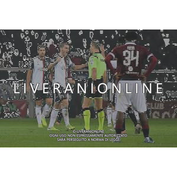Torino 2.11.2019 Stadio Grande Torino ©Falzone/Agenzia Aldo Liverani Torino vs Juventus Serie A Tim 2019-20120 Nella foto : ESULTANZE FINALI LEONARDO BONUCCI